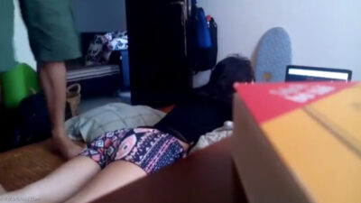 Bokep ABG Viral Lagi nugas kena doggystyle